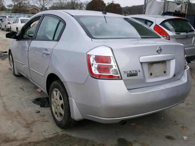 3N1AB61E28L673935 - 2008 NISSAN SENTRA 2.0 SILVER photo 3