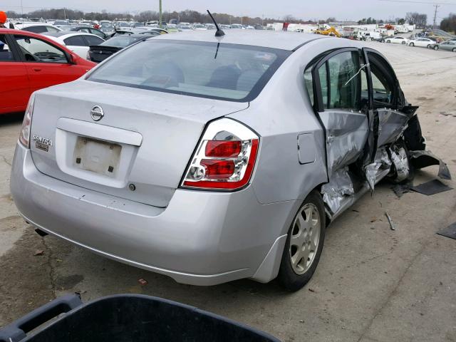 3N1AB61E28L673935 - 2008 NISSAN SENTRA 2.0 SILVER photo 4