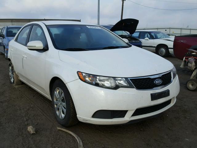 KNAFU4A29B5382456 - 2011 KIA FORTE EX WHITE photo 1