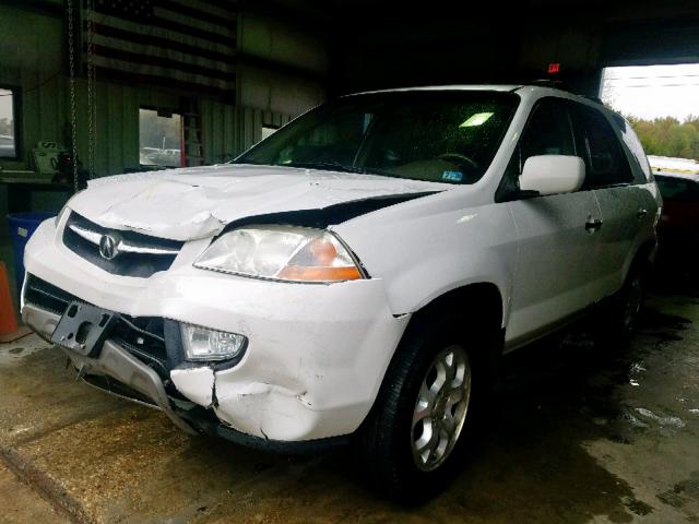 2HNYD18682H506805 - 2002 ACURA MDX TOURIN WHITE photo 2