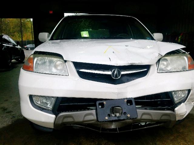 2HNYD18682H506805 - 2002 ACURA MDX TOURIN WHITE photo 9