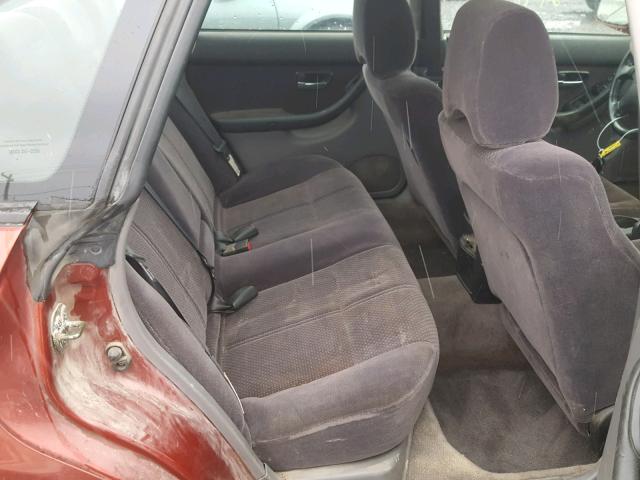 4S3BE635237203259 - 2003 SUBARU LEGACY L RED photo 6