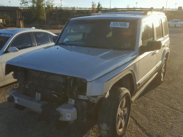 1J8HG48K38C106389 - 2008 JEEP COMMANDER ვერცხლისფერი ფოტო 2