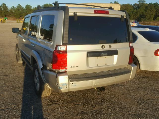 1J8HG48K38C106389 - 2008 JEEP COMMANDER ვერცხლისფერი ფოტო 3