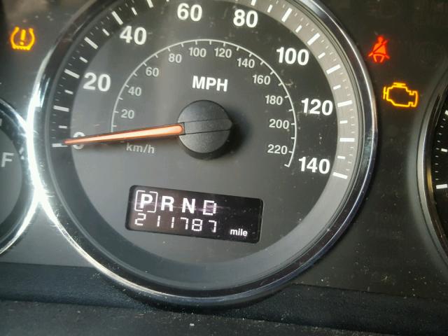 1J8HG48K38C106389 - 2008 JEEP COMMANDER ვერცხლისფერი ფოტო 8