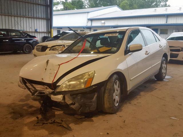 3HGCM56416G707767 - 2006 HONDA ACCORD LX WHITE photo 2