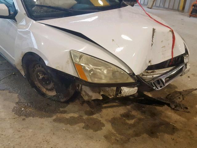 3HGCM56416G707767 - 2006 HONDA ACCORD LX WHITE photo 9