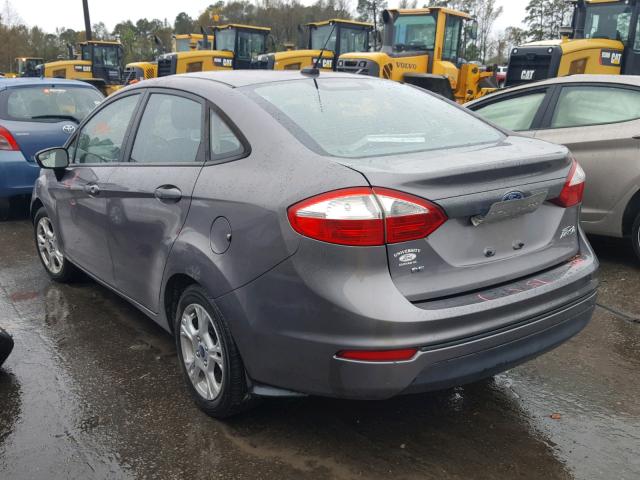 3FADP4BJ1EM172073 - 2014 FORD FIESTA SE GRAY photo 3