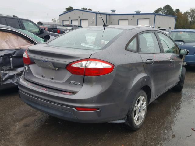 3FADP4BJ1EM172073 - 2014 FORD FIESTA SE GRAY photo 4