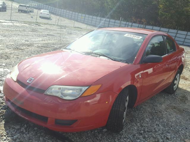 1G8AN12F55Z110004 - 2005 SATURN ION LEVEL RED photo 2