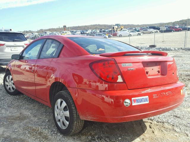 1G8AN12F55Z110004 - 2005 SATURN ION LEVEL RED photo 3