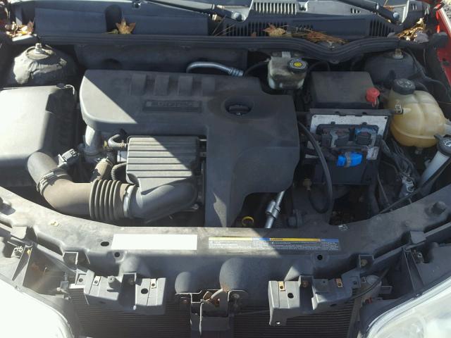 1G8AN12F55Z110004 - 2005 SATURN ION LEVEL RED photo 7