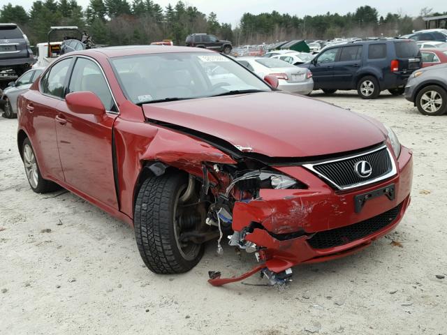 JTHCK262262004056 - 2006 LEXUS IS 250 RED photo 1