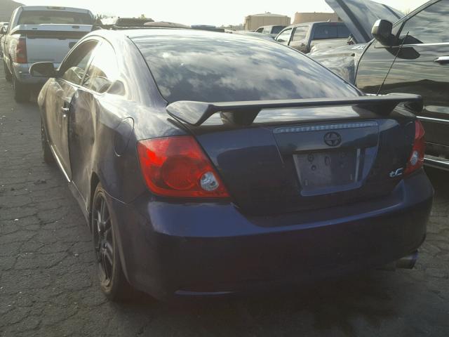 JTKDE177460065009 - 2006 TOYOTA SCION TC 蓝色 照片 3