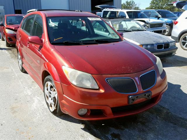 5Y2SL65836Z400558 - 2006 PONTIAC VIBE RED photo 1