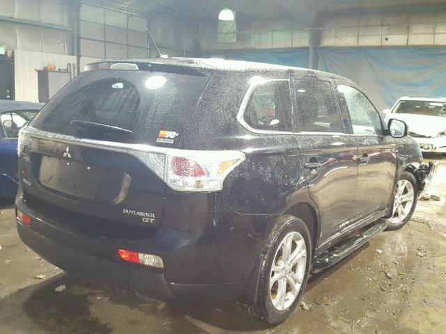 JA4JZ4AX9EZ000315 - 2014 MITSUBISHI OUTLANDER BLACK photo 4