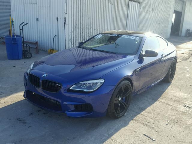 WBS6J9C52GD934479 - 2016 BMW M6 BLUE photo 2