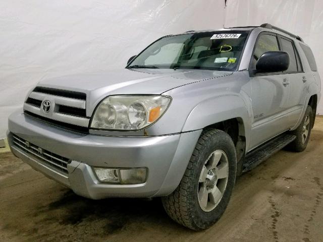 JTEBU14R538009080 - 2003 TOYOTA 4RUNNER SR SILVER photo 2