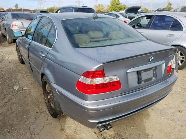 WBAEV53424KM05545 - 2004 BMW 330 I SILVER photo 3