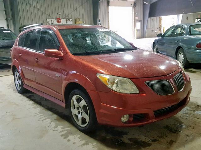 5Y2SL65896Z401827 - 2006 PONTIAC VIBE RED photo 1