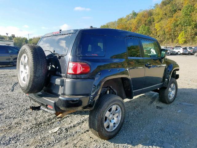 JTEBU11F48K032371 - 2008 TOYOTA FJ CRUISER BLACK photo 4