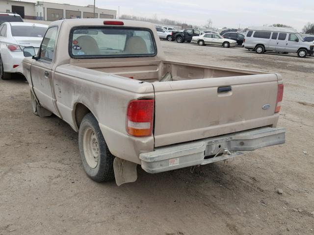 1FTCR10A1TPB37168 - 1996 FORD RANGER GOLD photo 3