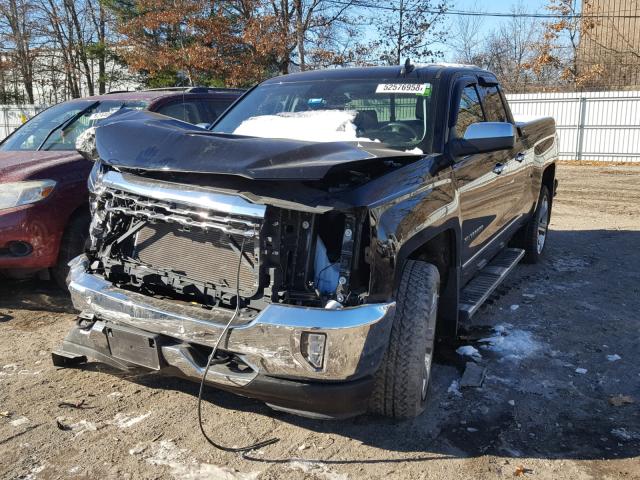 1GCVKSEC7GZ176645 - 2016 CHEVROLET SILVERADO BLACK photo 2