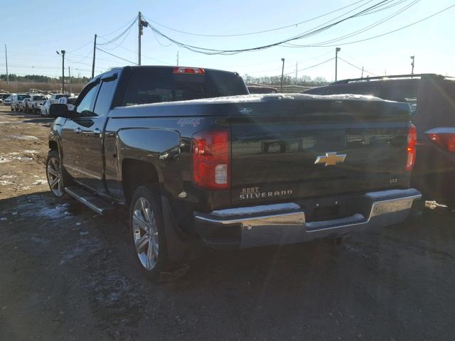 1GCVKSEC7GZ176645 - 2016 CHEVROLET SILVERADO BLACK photo 3