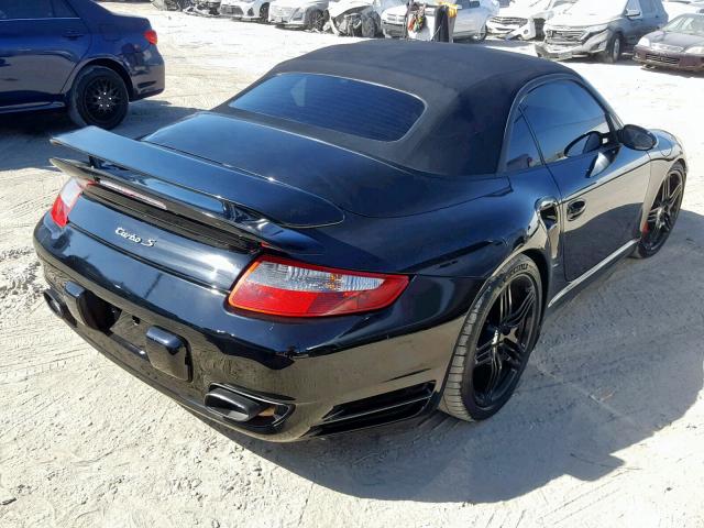 WP0CD29948S788148 - 2008 PORSCHE 911 TURBO BLACK photo 4