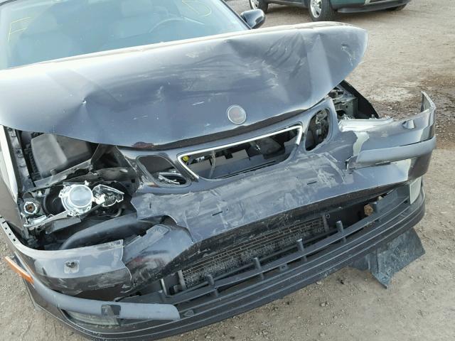 YS3FD79YX76002046 - 2007 SAAB 9-3 2.0T BLACK photo 9