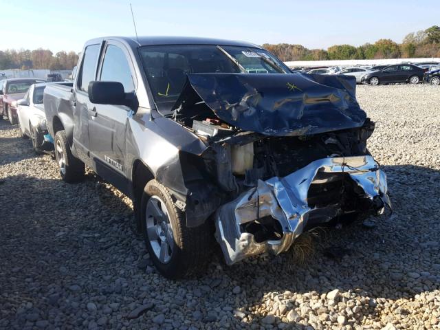 1N6BA0ED9BN313245 - 2011 NISSAN TITAN S GRAY photo 1