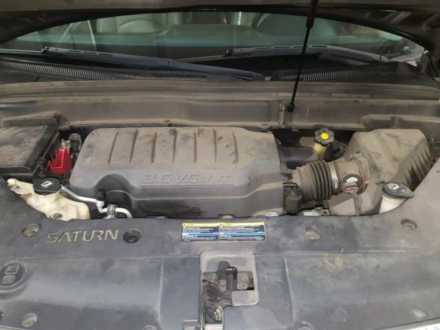 5GZEV33707J109417 - 2007 SATURN OUTLOOK SP გრაფიტი ფოტო 7