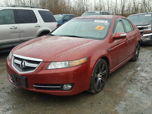 19UUA66257A020860 - 2007 ACURA TL RED photo 2