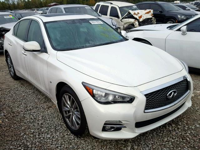 JN1BV7AR3FM423725 - 2015 INFINITI Q50 BASE WHITE photo 1