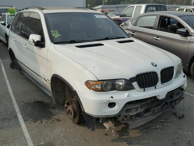 5UXFB53526LV23860 - 2006 BMW X5 4.4I WHITE photo 1