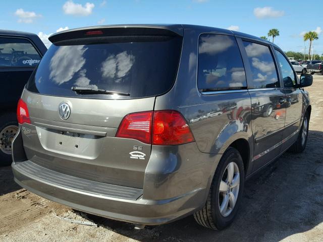 2V4RW3D14AR306058 - 2010 VOLKSWAGEN ROUTAN SE GRAY photo 4