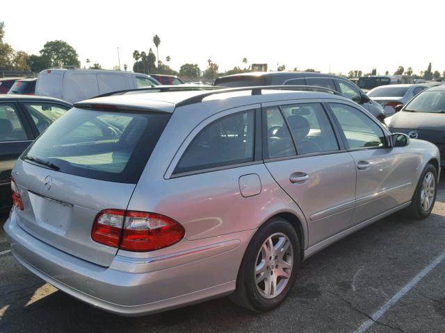 WDBUH65J44A397919 - 2004 MERCEDES-BENZ E 320 SILVER photo 4