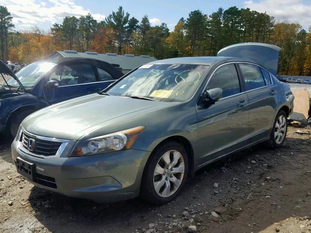 1HGCP26879A032664 - 2009 HONDA ACCORD EXL GREEN photo 2