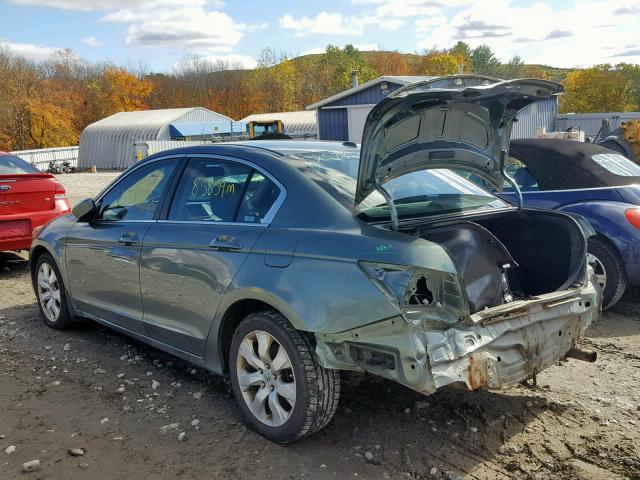 1HGCP26879A032664 - 2009 HONDA ACCORD EXL GREEN photo 3