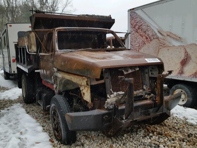 1FDNF60H9JVA33821 - 1988 FORD F600 RED photo 1