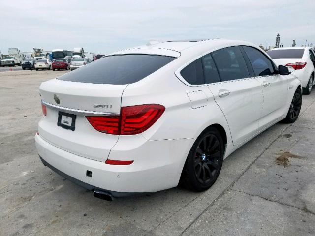 WBASN4C57AC209189 - 2010 BMW 550 GT WHITE photo 4