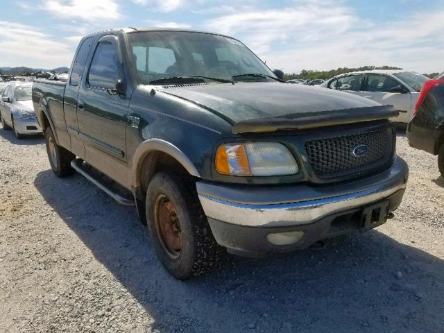 1FTRX18L41NB93698 - 2001 FORD F150 GREEN photo 1