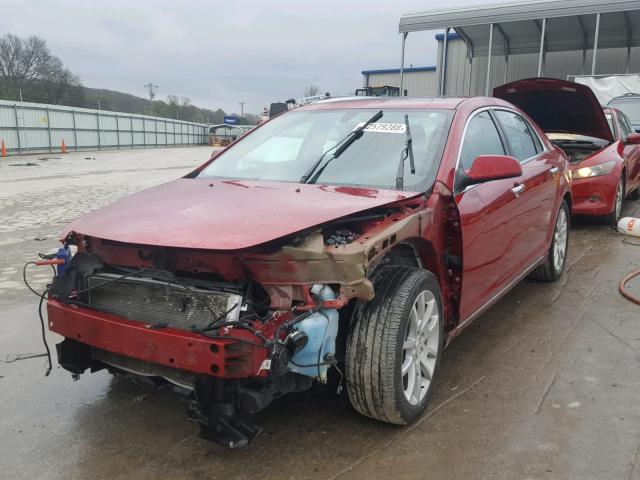 1G1ZE5E01CF290628 - 2012 CHEVROLET MALIBU LTZ 红色 照片 2