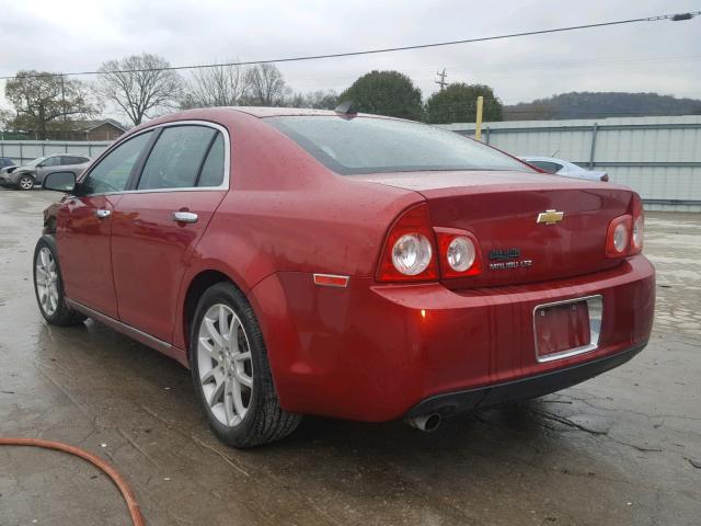 1G1ZE5E01CF290628 - 2012 CHEVROLET MALIBU LTZ 红色 照片 3