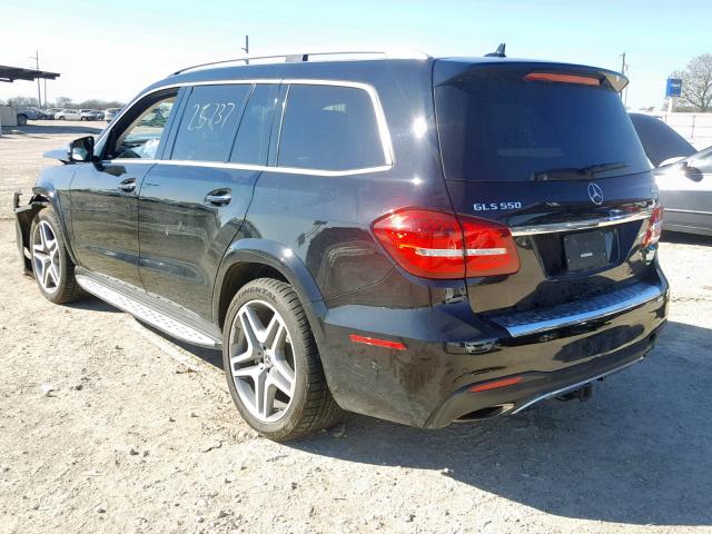 4JGDF7DE6HA945597 - 2017 MERCEDES-BENZ GLS 550 4M BLACK photo 3