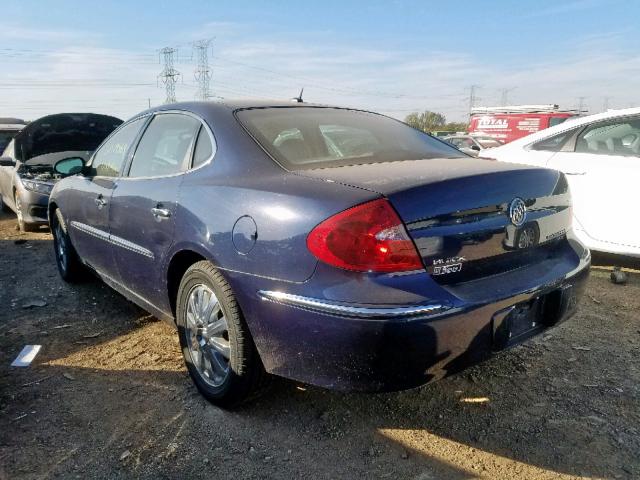 2G4WD582781153066 - 2008 BUICK LACROSSE C BLUE photo 3