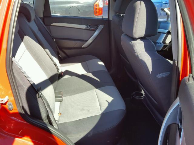 KL1TD66E79B327706 - 2009 CHEVROLET AVEO LS RED photo 6