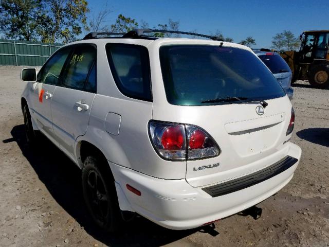 JTJHF10U720268876 - 2002 LEXUS RX 300 SILVER photo 3