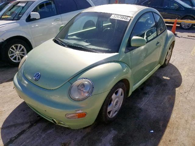 3VWBB61C0WM048051 - 1998 VOLKSWAGEN NEW BEETLE 绿色 照片 2