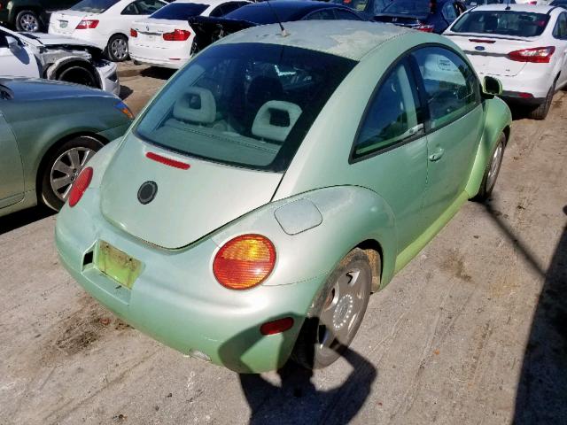 3VWBB61C0WM048051 - 1998 VOLKSWAGEN NEW BEETLE 绿色 照片 4